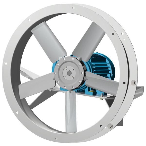 Tube Exhaust Fan 200mm for Industrial Ventilation 2550rpm Round