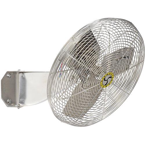 Airmaster Washdown Duty Wall Circulator Fan 30 Inch 8800 CFM Stainless  Steel 70767