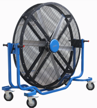 BLDC Mobile Fan 72 inch Indoor/Outdoor w/ Built-in Stepless Speed Control 43000 CFM ILG8MF72-430