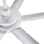 Zephyr Heavy Duty Silver 8 foot Ceiling Fan w/ Control 20000 CFM 120V 6 Speed NFC8SLVHD