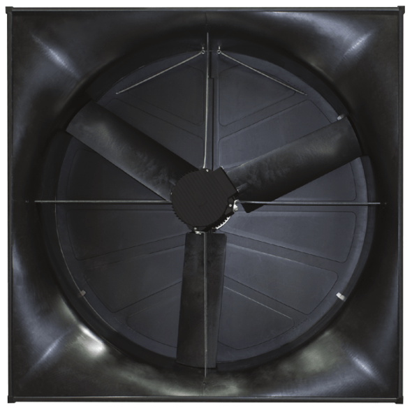 Magnum Exhaust Fan w/ Cone & Damper 58 inch 42652 CFM Variable Speed Direct Drive VMF58DP3C221A
