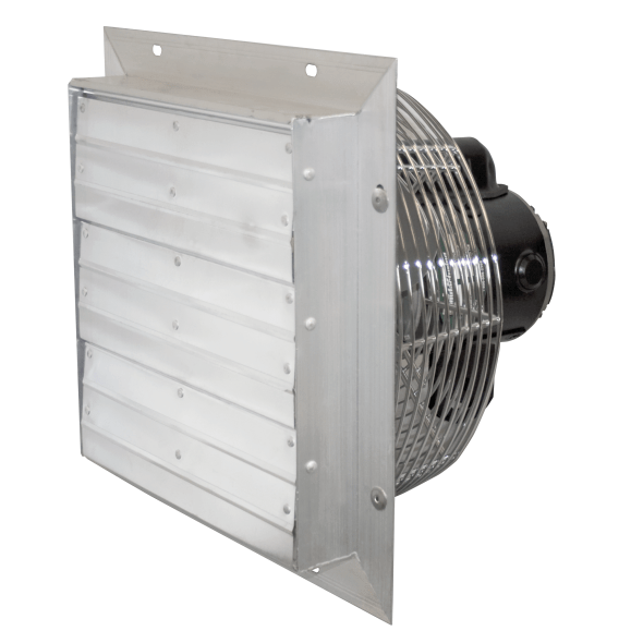 VES Shutter Exhaust Fan w/ Cord 12 inch 1006 CFM Variable Speed Direct Drive VES12C