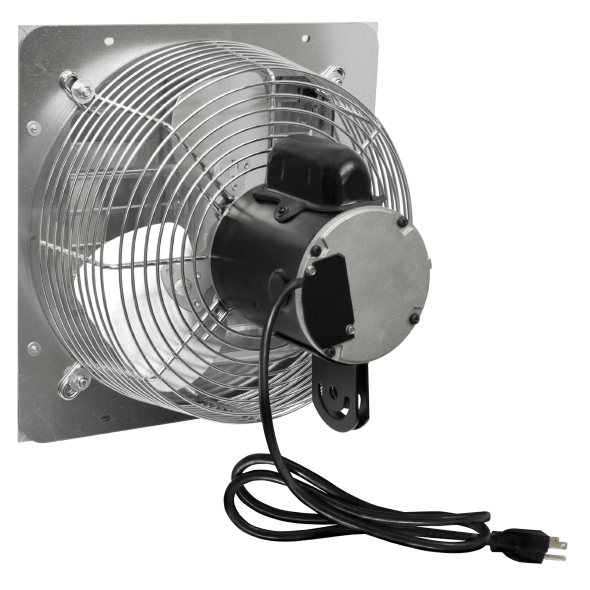 VES Shutter Exhaust Fan w/ Cord 12 inch 1006 CFM Variable Speed Direct Drive VES12C