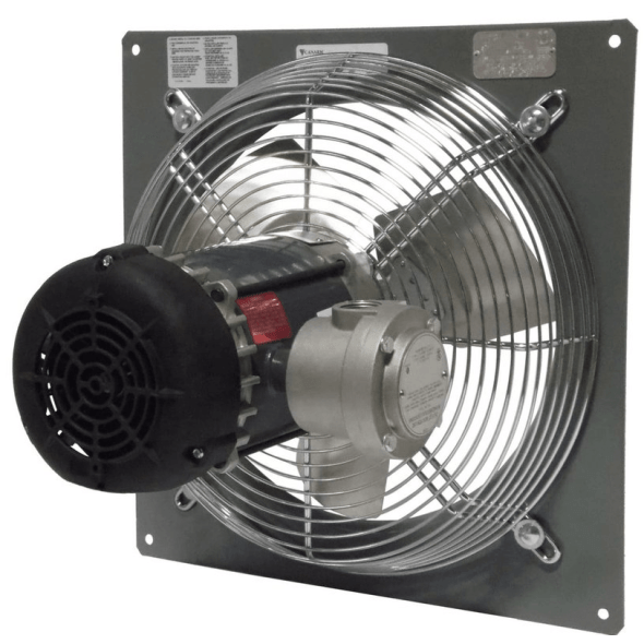 Wall Mount Panel Type Exhaust Fan 18 inch Variable Speed 3150 CFM Direct Drive P18-1V