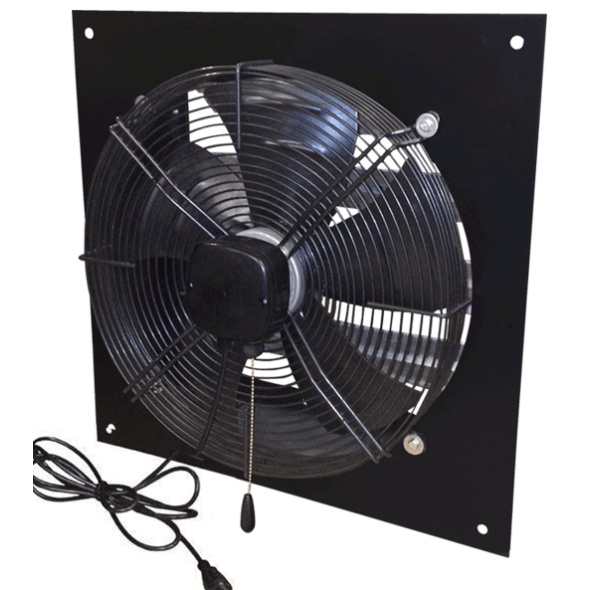 XFS Shutter Exhaust Fan w/ 9' Cord 3 Speed 12 inch 1100 CFM XFS12