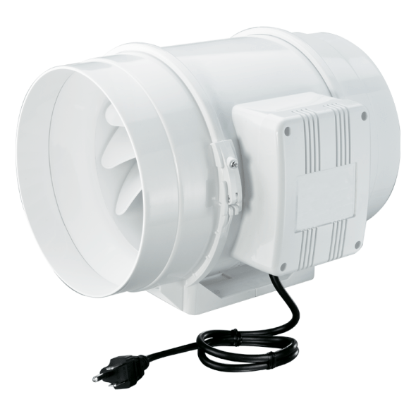 TT Mixed-Flow 2 Speed Turbo Duct Inline Fan 4 inch 105 CFM TT 100