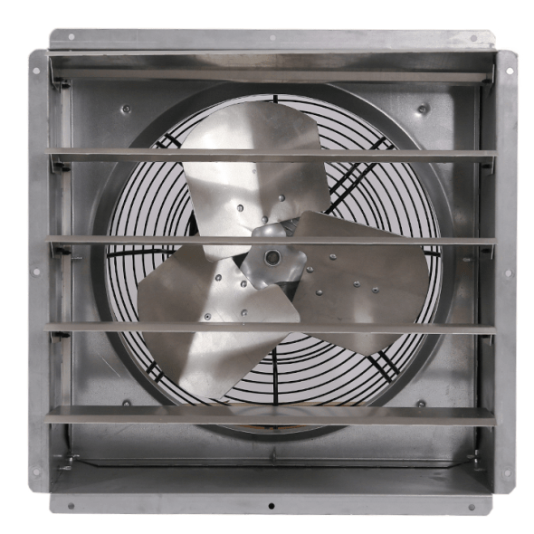 Wall Exhaust Fan w/ Shutters 12 inch 1580 CFM Direct Drive GPX1210