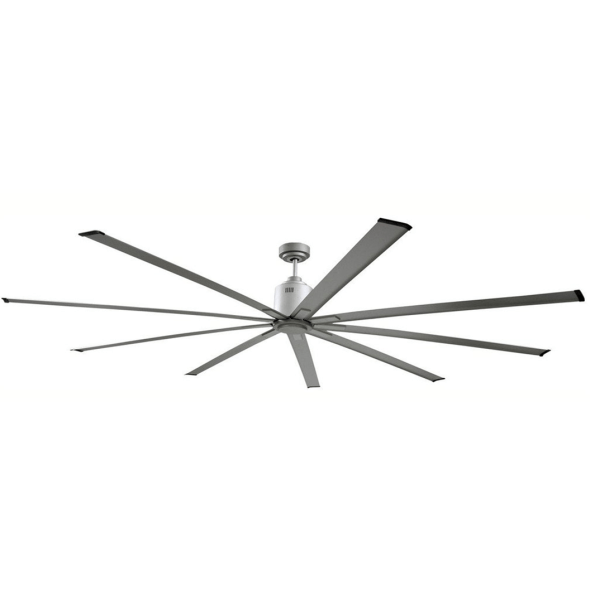 Big Air Silver 72 inch Industrial Ceiling Fans w/ Remote 6 Speeds ICF72UPS