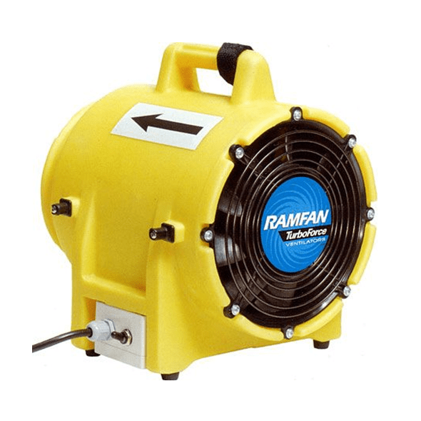 RamFan UB20-12V High Performance Turbofan Confined Space Blower 8 inch 862 CFM