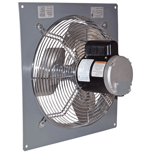 Wall Mount Panel Type Exhaust Fan 24 inch 1 Speed 5520 CFM 3 Phase P24-1M