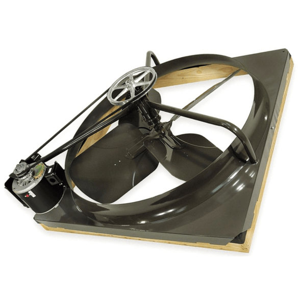 Triangle Whole House Fan 30 inch 2 Speed 1500 Sq. Ft. Max Belt Drive CC3023