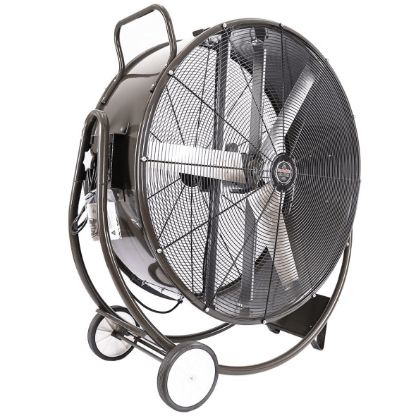 HBPC Portable Cooler Tilt Barrel Fan w/ Cord & Plug 2 Speed 36 inch 10900 CFM Direct Drive HBPC3623