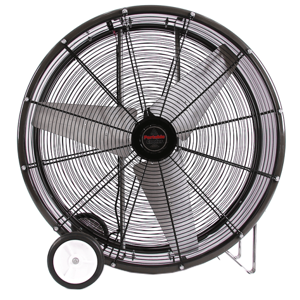 PC Portable Cooler Barrel Fan w/ Cord & Plug 36 inch 10900 CFM Direct Drive PC3613