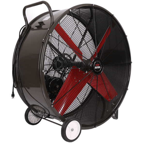 TPC Heat Buster Portable Drum Fan 42 inch 14445 CFM Belt Drive TPC4213-T