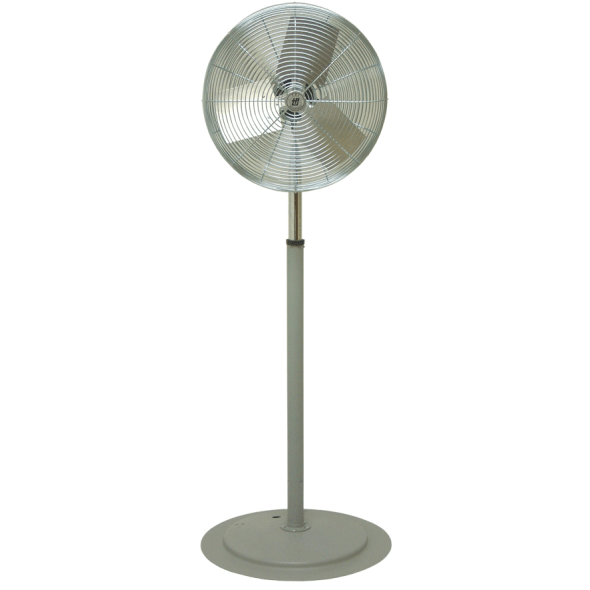 TPI Industrial Pedestal Fan 2 Speed 24 inch 6800 CFM ACU24-P