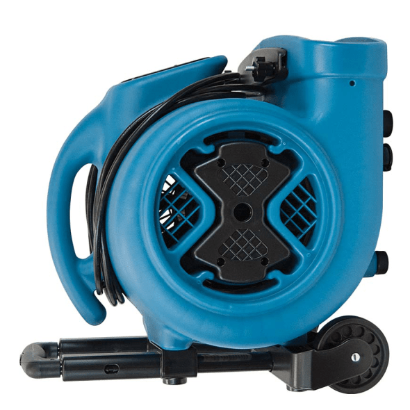 XPower Air Mover w/ Telescopic Handle, Wheels & Carpet Clamp 3 Speed 2800 CFM P-630HC