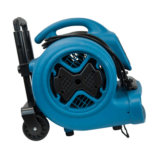XPower Air Mover w/ Telescopic Handle, Wheels & Carpet Clamp 3 Speed 2800 CFM P-630HC