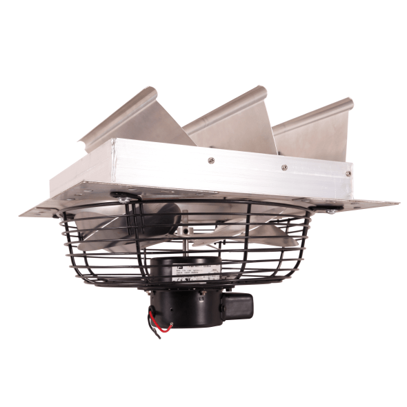 Shutter Mounted Wall Exhaust Fan 12 Inch w/ 9' Cord & Plug 900 CFM Variable Speed 12SF4V35C
