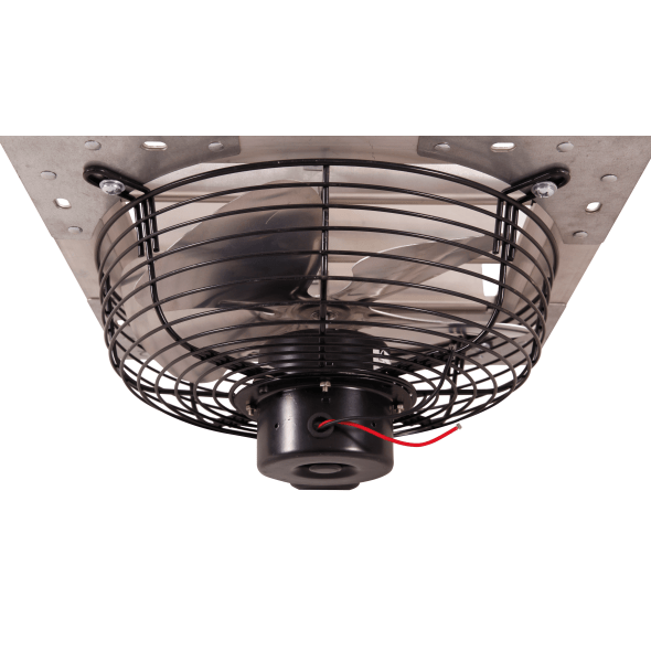 Shutter Mounted Wall Exhaust Fan 12 Inch w/ 9' Cord & Plug 900 CFM Variable Speed 12SF4V35C