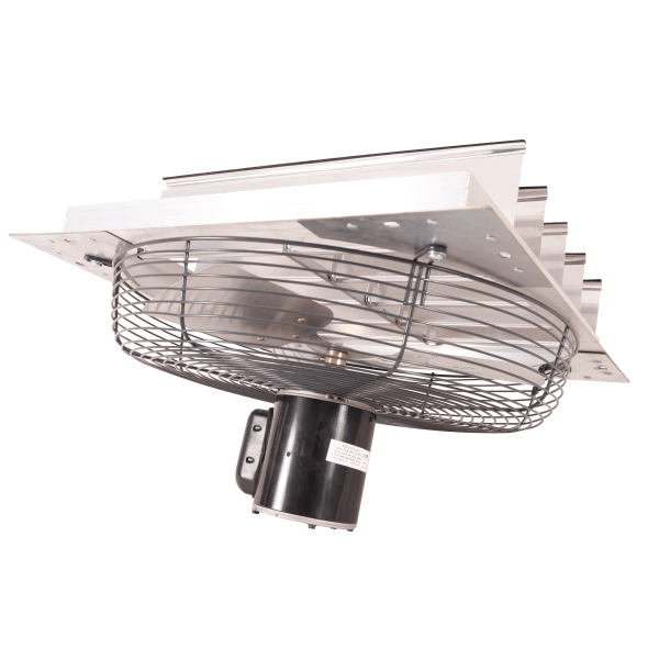 Shutter Mounted Wall Exhaust Fan w/ 9' Cord & Plug 20 Inch 3340 CFM Variable Speed 20SF4V180C