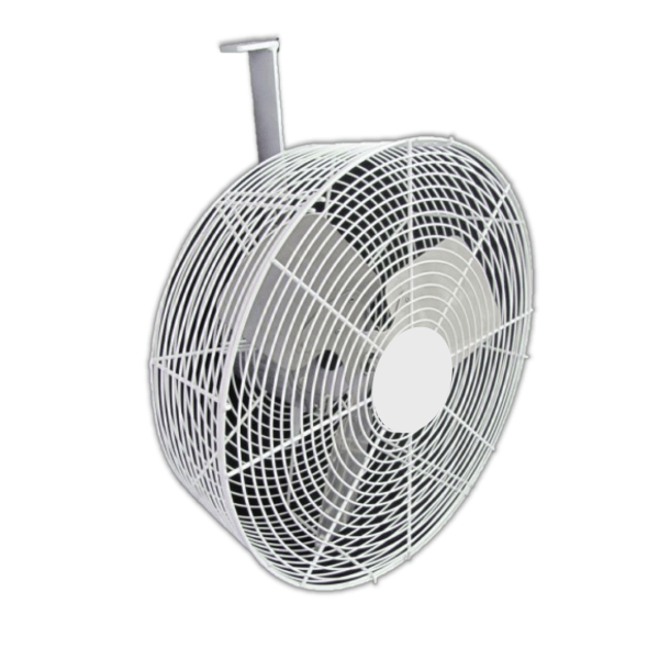 White Circulator Fan w/ Tapered Guard 18 inch 2050 CFM 3 Speed 18B4W3-90