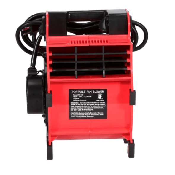 Airmaster Portable Utility Blower Fan with Heater Attachment 300 CFM 120 Volt