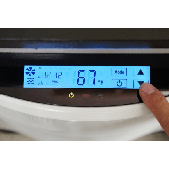 QMark SSAR Architectural SmartSeries Programmable Wall Heater 16378 BTU 1.44/4.8 kW 240V SSAR4804