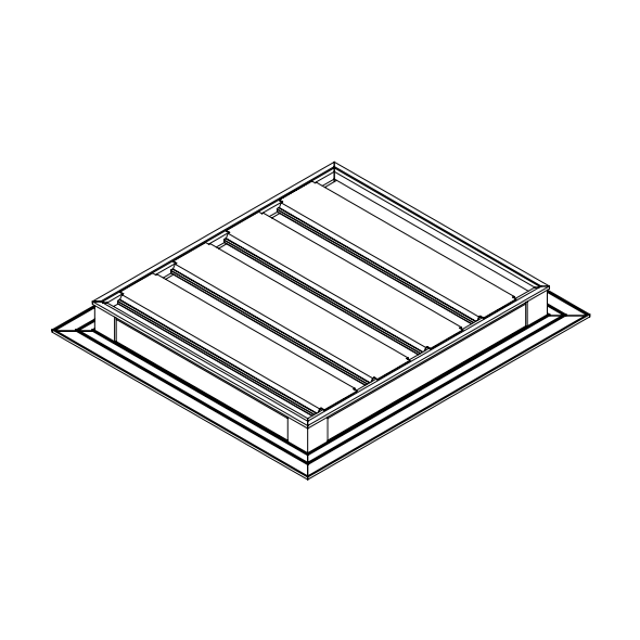 EFX 24 Inch Back-Draft Damper 10208