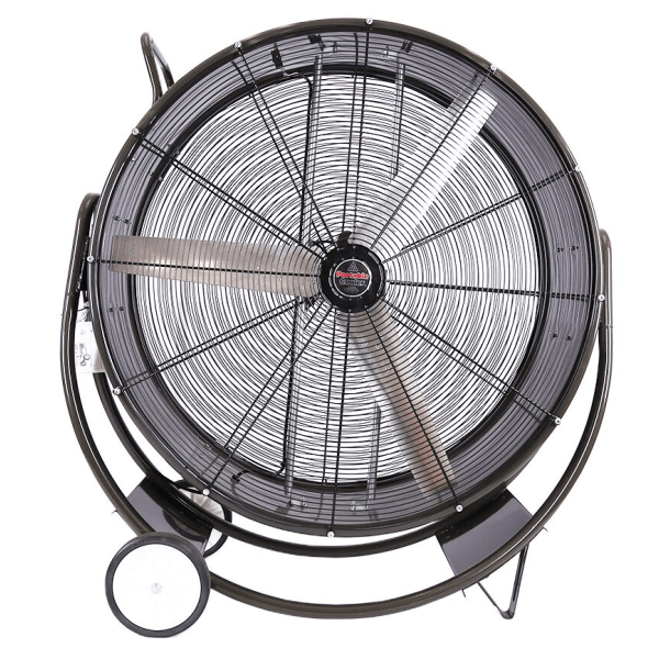 HBPC Portable Cooler Tilt Barrel Fan w/ Cord & Plug 42 inch 230 Volt 13600 CFM Direct Drive HBPC4213-230-1PH