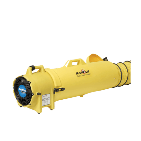 Quick-Couple Canister w/ 15' of 8" Reinforced Duct