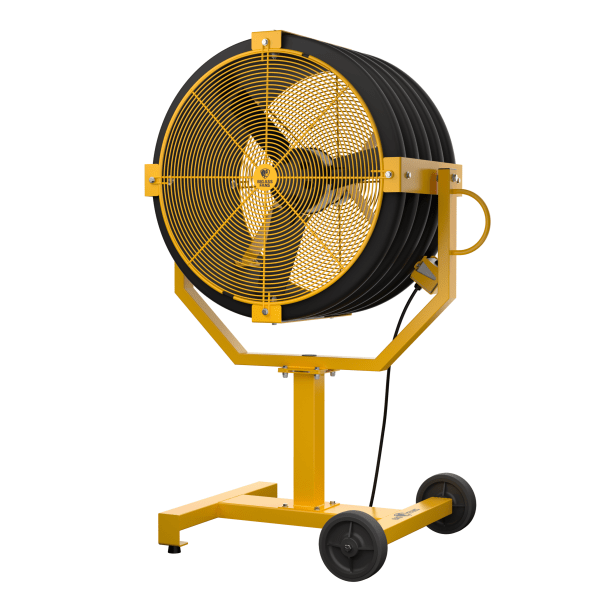 Yellow Jacket Portable Pedestal Directional Fan 30 Inch w/ 10 ft Cord Variable Speed Direct Drive MP-YJ1-031018S34