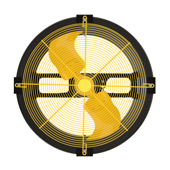Hornet Destrat Fan 30 inch w/ Mounting Cable & 10' Cord Variable Speed 5749 CFM 120 Volt F-DF1-2901