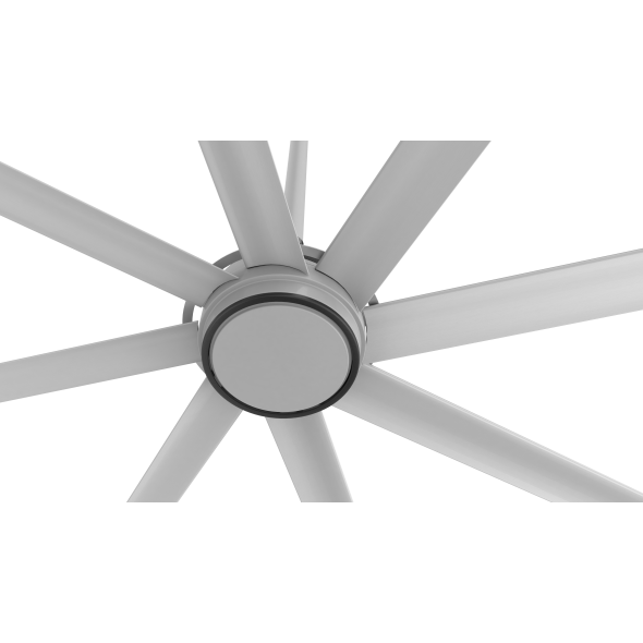Big Ass Fans Essence 14 foot HVLS Ceiling Fan Kit w/ Black Trim 4900 Sq. Ft. Coverage F-ES2-1401A384Q141V46