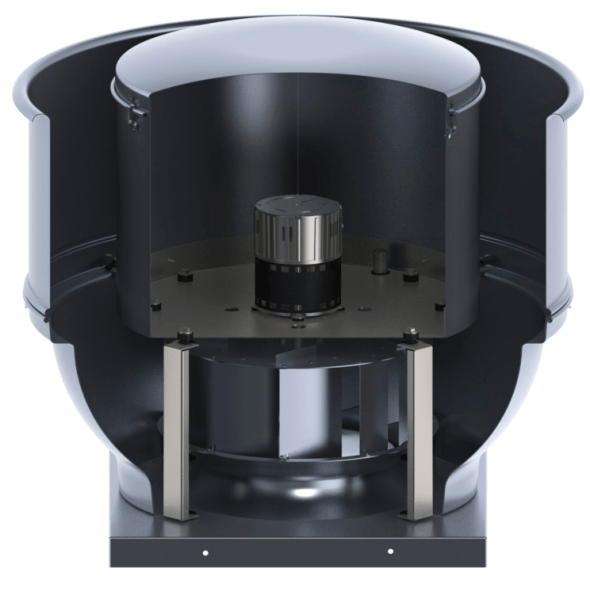 STXD Explosion Proof Upblast Centrifugal Roof Exhaust 8 inch 869 CFM Direct Drive STXD08MH1ASEXP