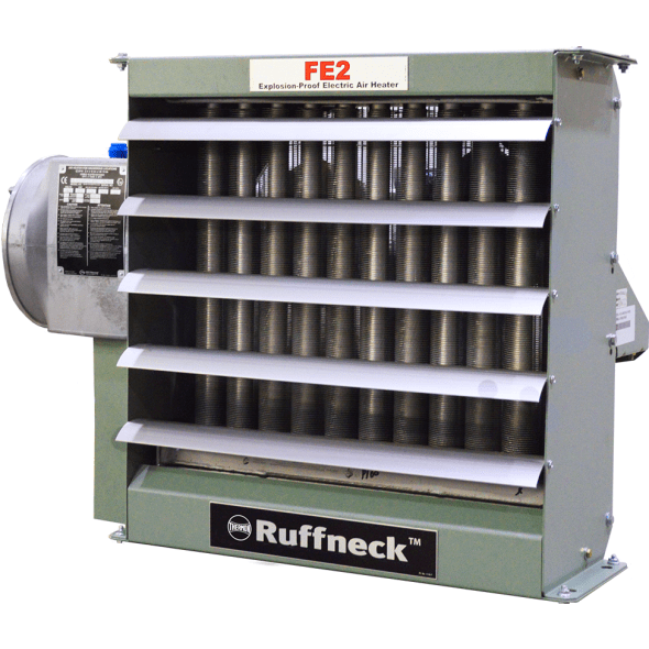 Ruffneck FE2 Series Explosion Proof Electric Air Heater 21500 BTU 6.3kW 220V 1Ph FE2-220160-063