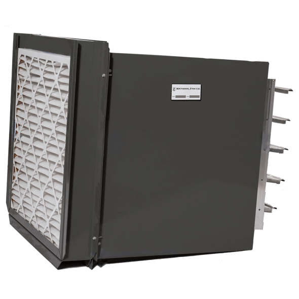 MONARCH - Filtered Exhaust Fan 18 inch 3150 CFM 3 Phase NCFE18-C-3-T