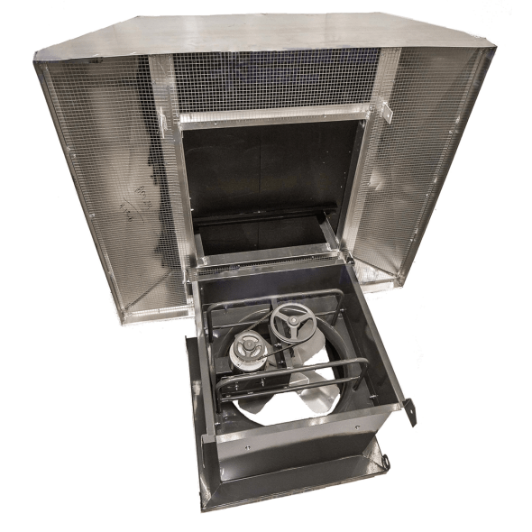 PHOENIX - Explosion Proof Hooded Roof Exhauster 24 inch 6696 CFM Belt Drive N1924-E-1-E