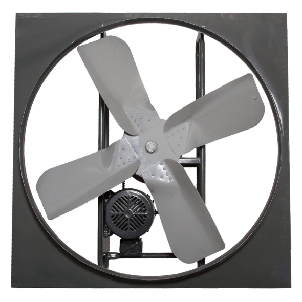 EAGLE LITE - N600 Panel Mount Exhaust Fan 30 inch 11000 CFM Belt Drive 3 Phase N630-E-3-T