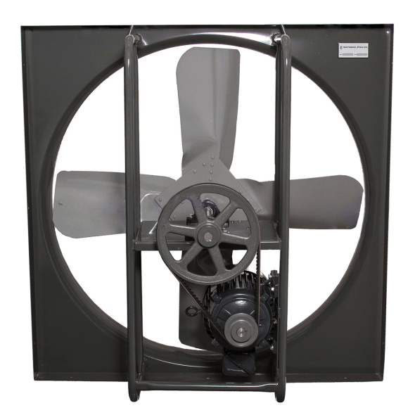 EAGLE LITE - N600 Panel Mount Exhaust Fan 30 inch 11000 CFM Belt Drive 3 Phase N630-E-3-T