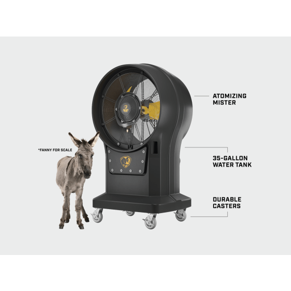 Torrent Portable Atomized Misting Fan W/ 35 Gal Tank 6874 CFM F-TOR1-3001