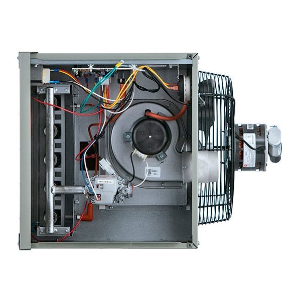 Modine Hot Dawg Power Vented Natural Gas Aluminized Steel Garage Unit Heater 100000 BTU 115V 1 Phase HD100AS0111