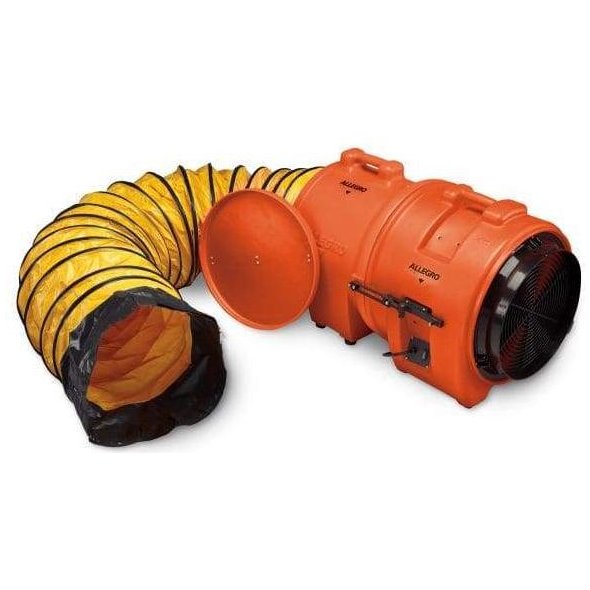 Confined Space Ventilator Blower 16 inch w/ 25' Duct 3200 CFM 9553-25