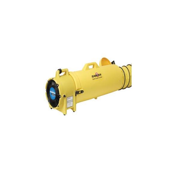 RamFan High Performance Turbofan 8 inch Confined Space Blower w/ 15' duct UB20-ED7015