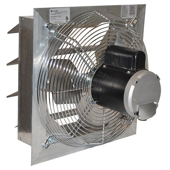 AX Wall Exhaust Fan 18 inch Variable Speed 3150 CFM Direct Drive AX18-1V