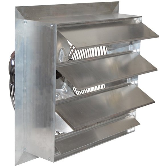 AX Wall Exhaust Fan 20 inch Variable Speed 3620 CFM Direct Drive AX20-1V