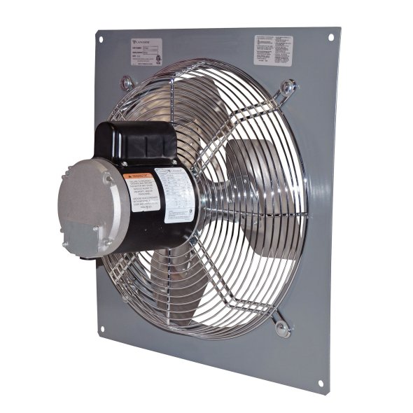 Wall Mount Panel Type Exhaust Fan 16 inch Variable Speed 2570 CFM Direct Drive P16-1V