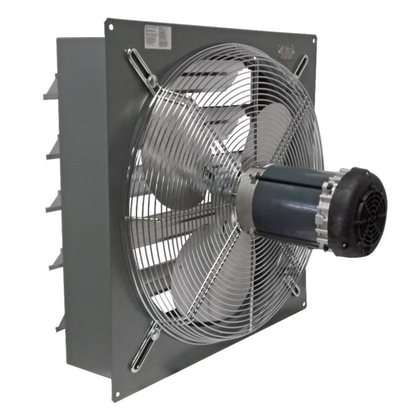 SD Explosion Proof Wall Mount Exhaust Fan w/ Shutters 10 inch 620 CFM SD10-XPF