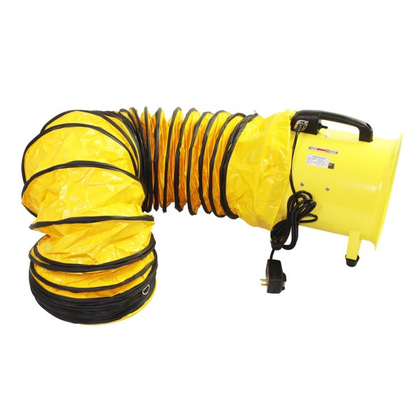 Maxx Air Confined Space Blower w/ Hose 8 inch 900 CFM HVHF08COMBOUPS