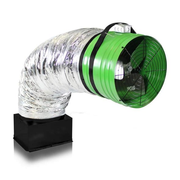 QuietCool 1 Speed 2492 CFM Energy Saving Whole House Fan ES-2250