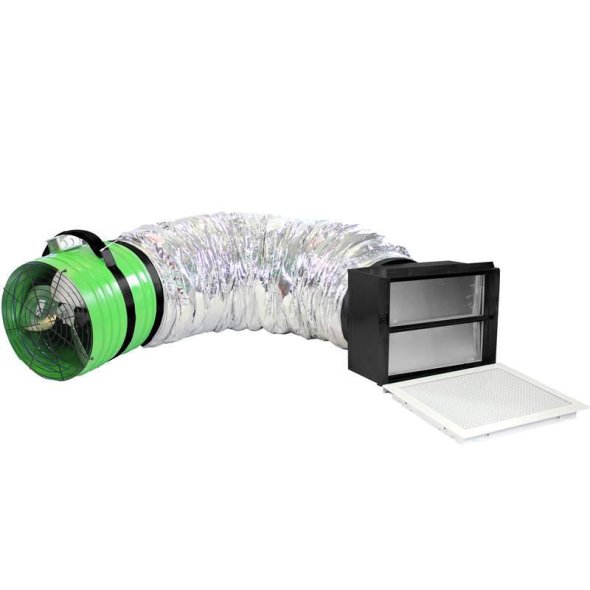 QuietCool 1 Speed 2492 CFM Energy Saving Whole House Fan ES-2250